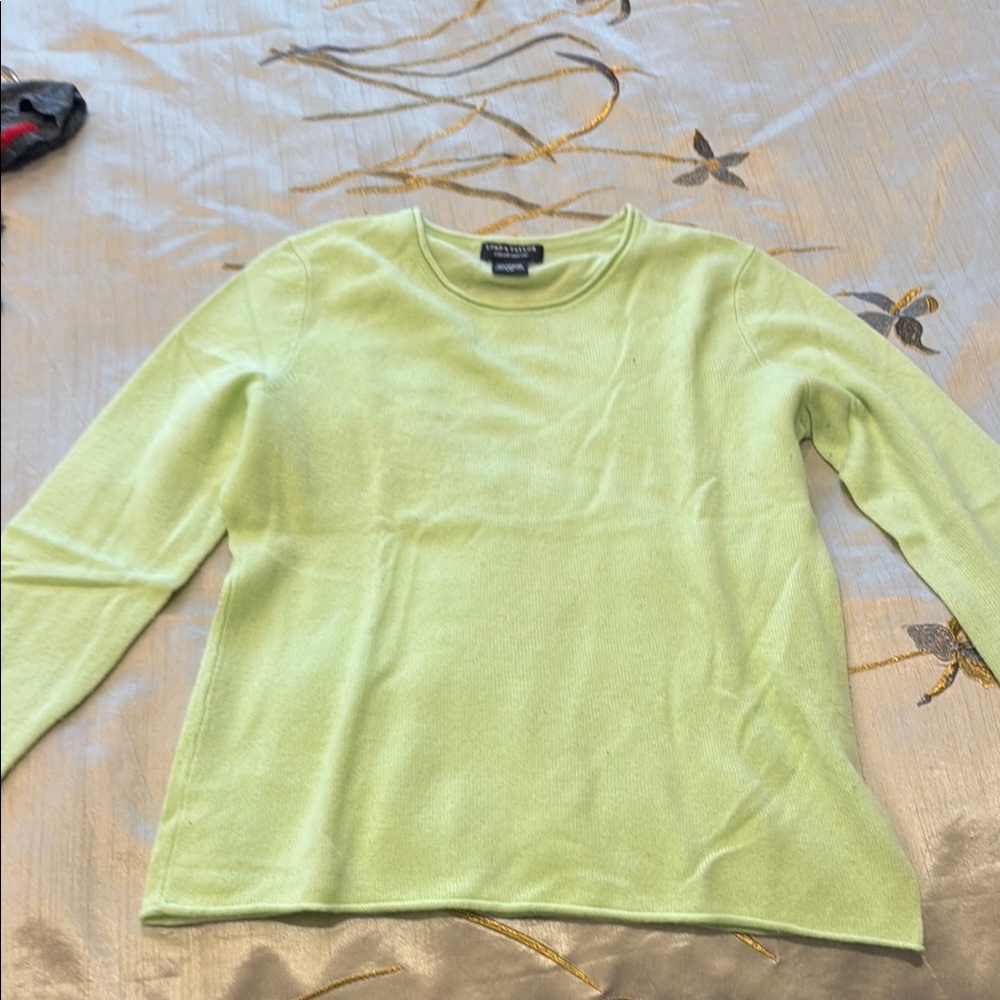 Lime Green Long Sleeve Top